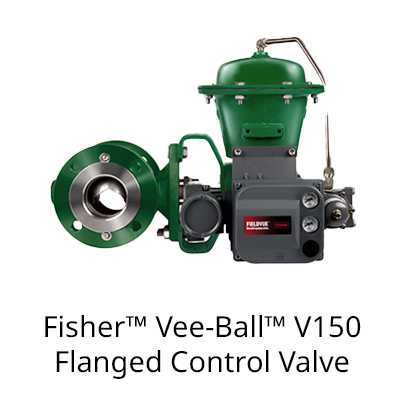 Fisher™ Vee-Ball™ V150 Flanged Control Valve