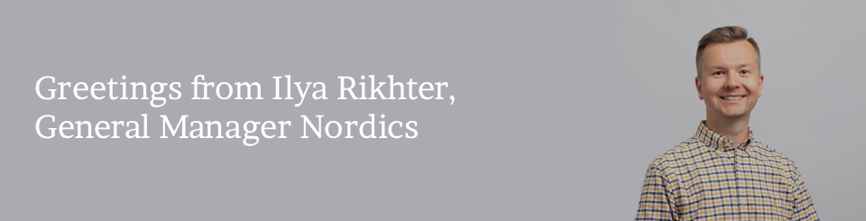 Greetings from Ilya Rikhter, GM Nordics