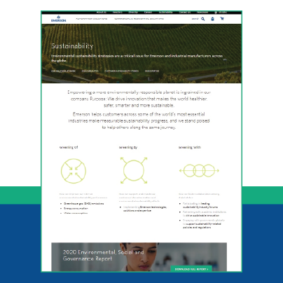 Emerson's approach to Sustainability