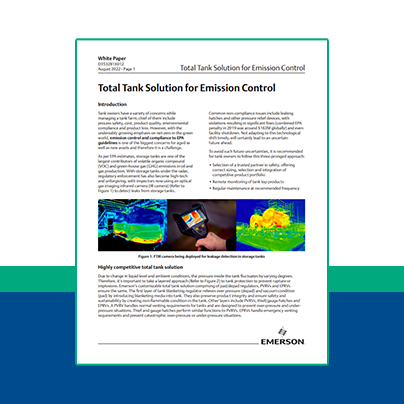Total Tank Solution for Emission Control