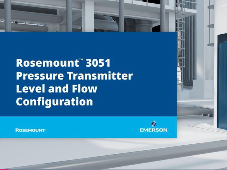 One transmitter for Level or Flow with applications that walk users through tank set up and flow rate configurations.