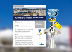 Reliable Overfill Prevention and False High Level Alarms Eliminated With Rosemount™ 5408