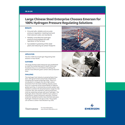 Hydrogen Pressure Regulating Solutions